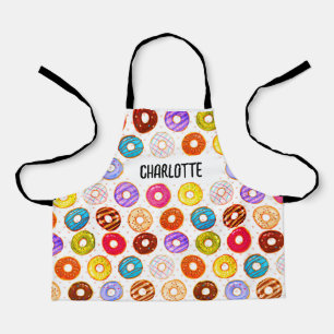 Delantal Apron personalizado del patrón de donut lindo