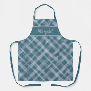 Delantal Apron, Personalizado del patrón de planchas cian s