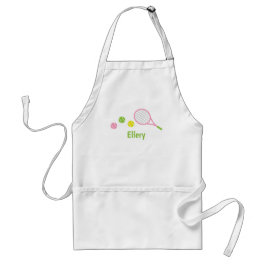 Delantal Apron personalizado del tenis preppy