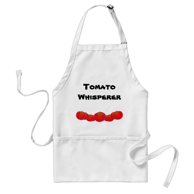Delantal Apron Personalizado Gardener Slogan de Tomato Whis (Frente)