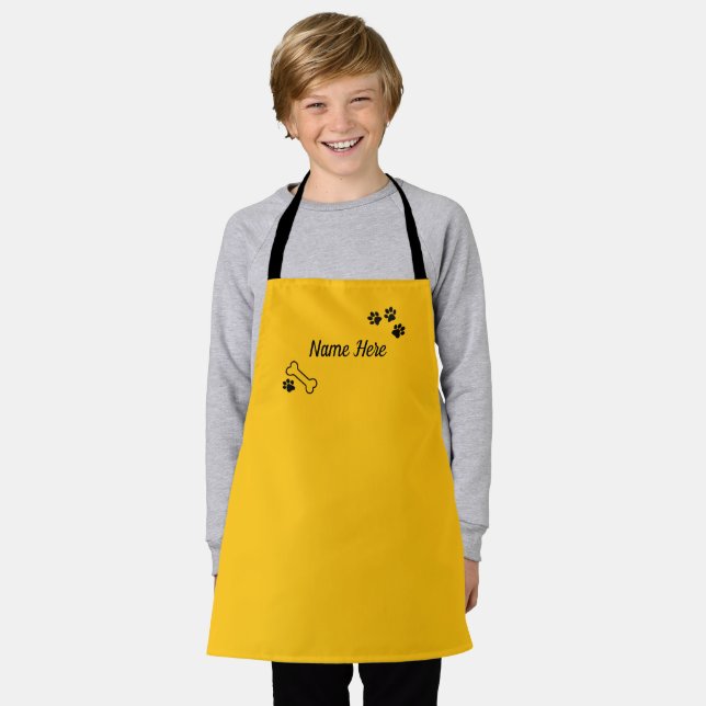 Delantal Apron personalizado para los amantes de los perros (Gastado)
