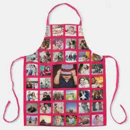 Delantal Aprón personalizado único de collage de fotos