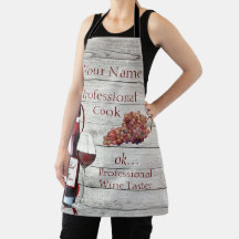 Apron Profesional Wine Taster PERSONALIZADO