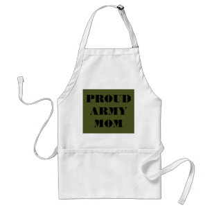 Delantal Apron Proud Army Mom