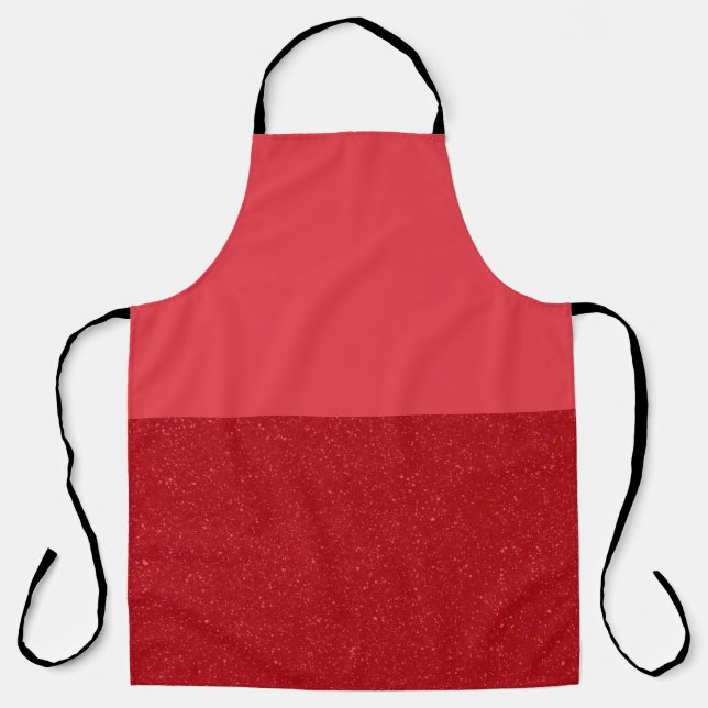 Delantal Apron Red Pro de Tomate Dividido - Personalizable (Anverso)
