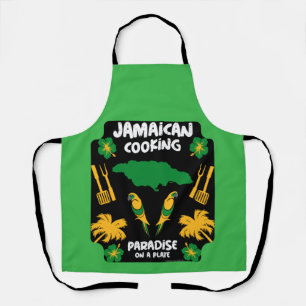 Delantal Apron: Regalos de cocina jamaiquina