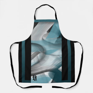 Delantal Apron Resumen Tendencia Decoración Océano Azul