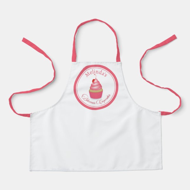 Delantal Apron retro deliciosos pasteles de niños (Anverso)