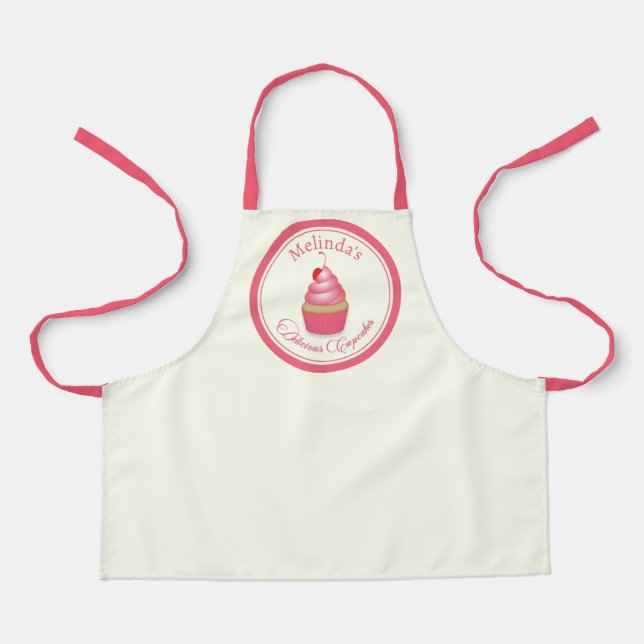 Delantal Apron retro deliciosos pasteles de niños (Anverso)