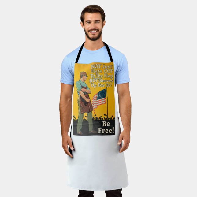 Delantal Apron Rolling Up the Sleeves (Gastado)