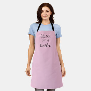 Delantal Apron rosa claro de la Reina de la Cocina