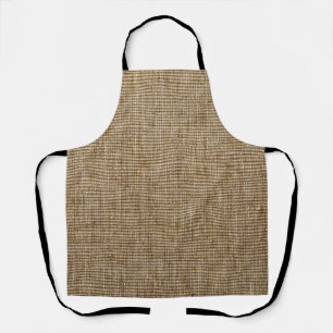 Delantal Apron Rústico Burlap - Naturaleza estilo casa de c