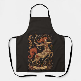 Delantal Apron Sagittarius Celestial Zodiac Art