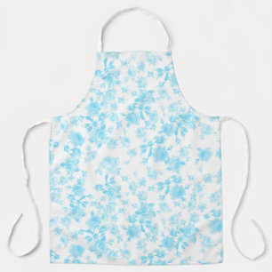 Delantal Apron Saint Colette June Rosas capri blue