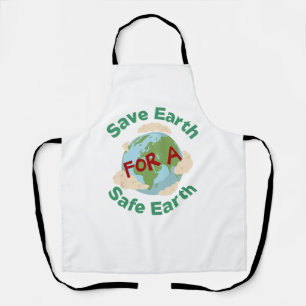 Delantal Apron - Salven la Tierra para una Tierra Segura