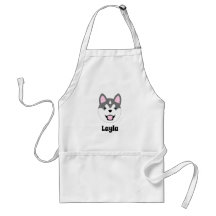 Apron siberiano Husky Dog personalizado