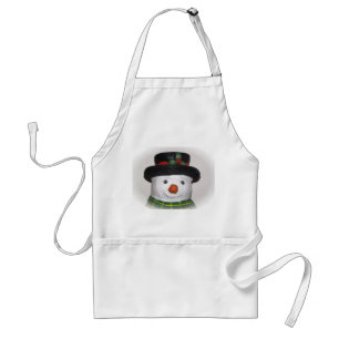 Delantal Apron Snowman muy lindo
