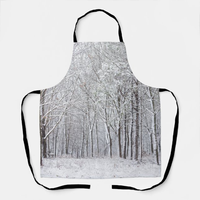 Delantal Apron Snowy Woods (Anverso)