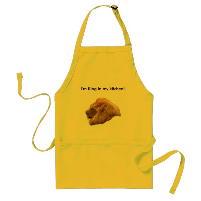 Delantal Apron - ¡Soy Rey en mi cocina! (Frente)