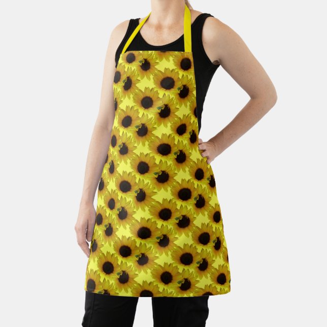 Delantal Apron Sunflower Apron (in situ)