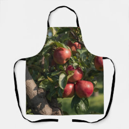 Delantal Apron tema del árbol de manzanas
