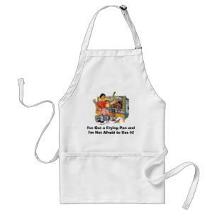 Delantal Apron: Tengo una sartén y no tengo miedo...