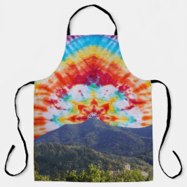 Delantal Apron Tie Dye Mt Tamalpais Sky Design