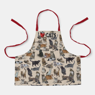 Delantal Apron todo en 😺 de gatos