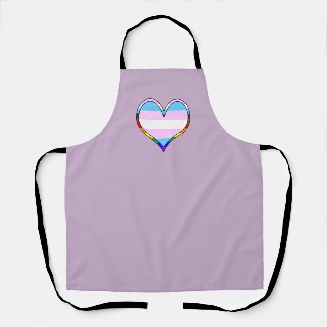 Delantal Apron Trans Pride (Anverso)