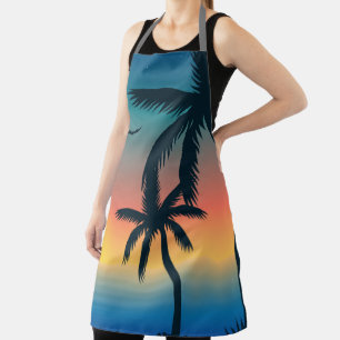 Delantal Apron Tropical Sunset