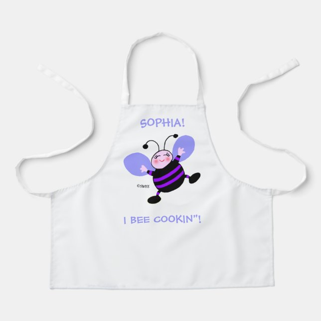 Delantal Apron, un abarrotado ayudante de cocina personaliz (Anverso)