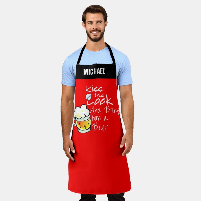 Delantal Apron, un regalo de amante de las cervezas, un bes (Gastado)