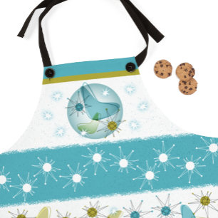 Delantal Apron Unisex De Starburst Moderno De Mediados Del 