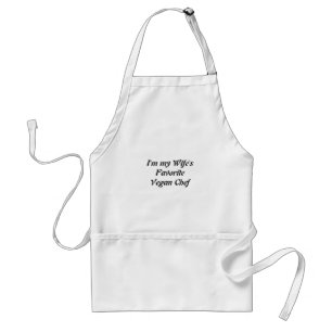 Delantal Apron Vegan Chef Kitchen