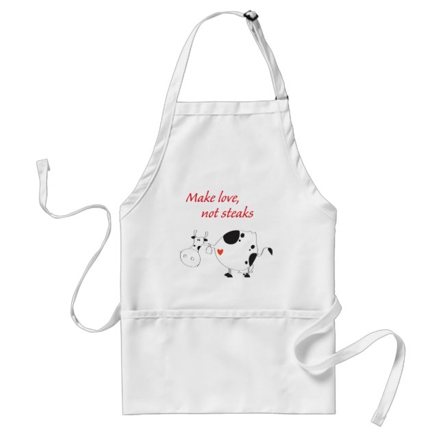 Delantal apron vegetariano (Frente)