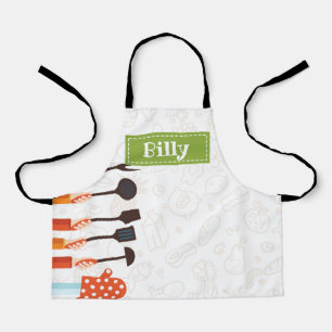 Delantal Apron verde de la cocina