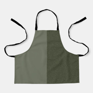 Delantal Aprón verde moderno de Moss - Diseño de Personaliz