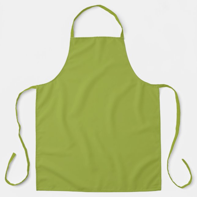 Delantal Aprón verde oliva (Anverso)