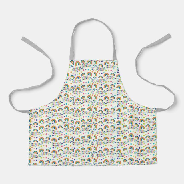 Delantal Apron with colorful animal pattern (Anverso)