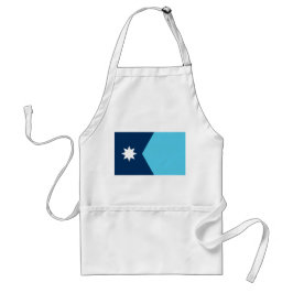 Delantal Apron with Flag of Minnesota, USA