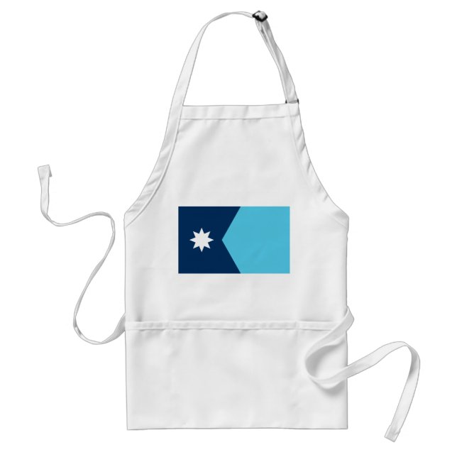 Delantal Apron with Flag of Minnesota, USA (Frente)