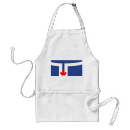 Delantal Apron with Flag of Toronto