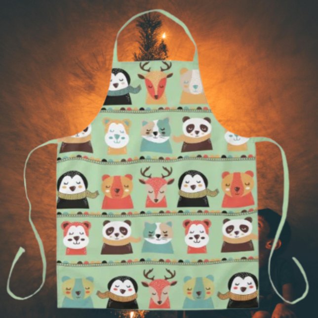 Delantal Apron Woodland Whimsy Buddies (Subido por el creador)