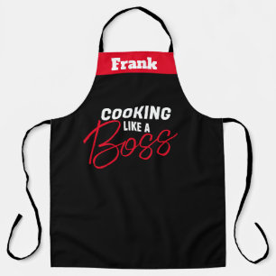 Delantal Aprones con nombre de chef personalizado, cocina c