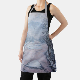 Delantal Aprones de arte canadiense Personalizado Cheakamus