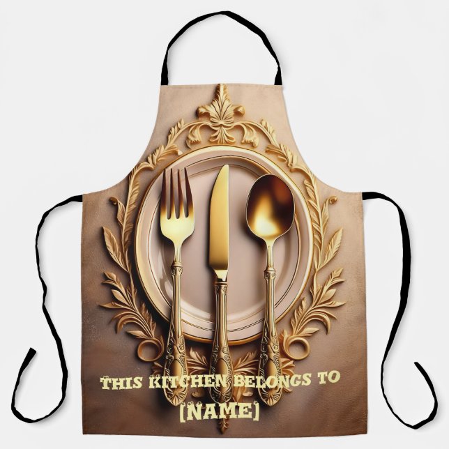 Delantal Aprones de cocina únicos y divertidos - Regalos pe (Anverso)