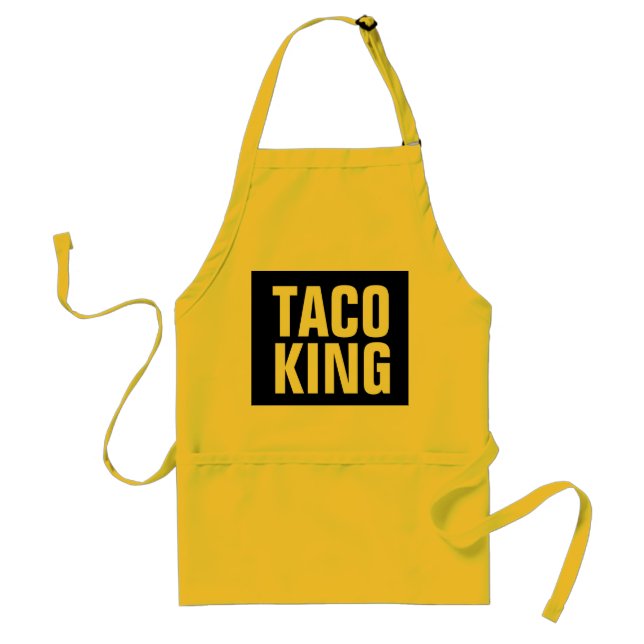 Delantal Aprones de la Cocina KING TACO (Frente)