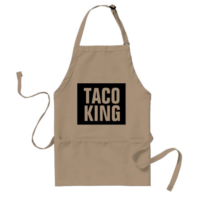 Delantal Aprones de la Cocina KING TACO (Frente)