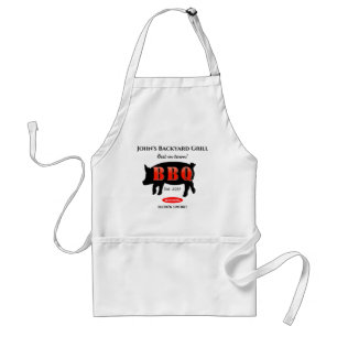 Delantal Aprones de parrillada Backyard Master Grillin BBQ