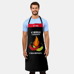 Delantal Aprones de pimiento chile, campeón de cocina chile